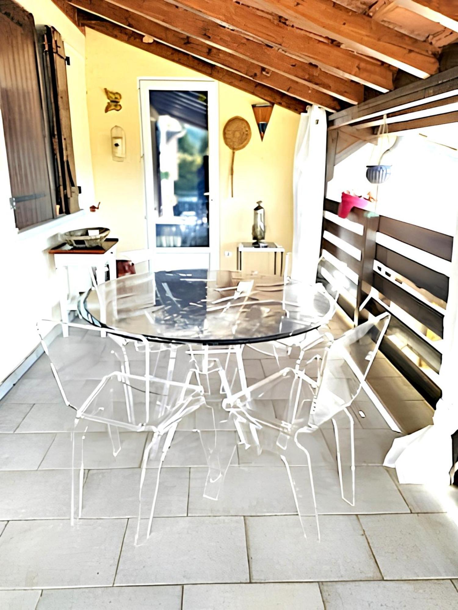 Maison Paisible A Veyras Avec Piscine Privee Et Vue Montagne Eksteriør billede