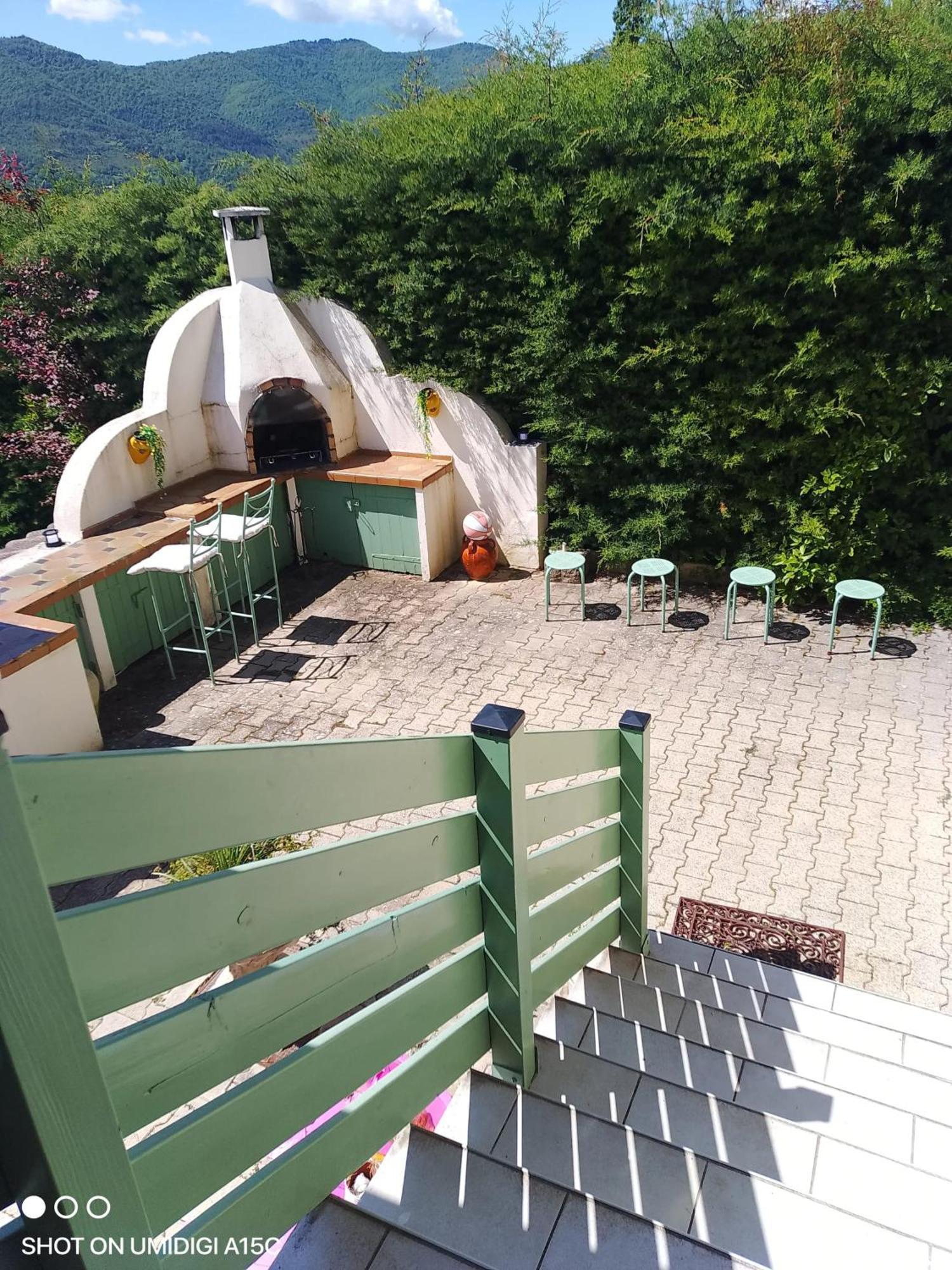 Maison Paisible A Veyras Avec Piscine Privee Et Vue Montagne Eksteriør billede